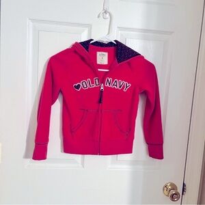Old navy fleece zip up hoodie